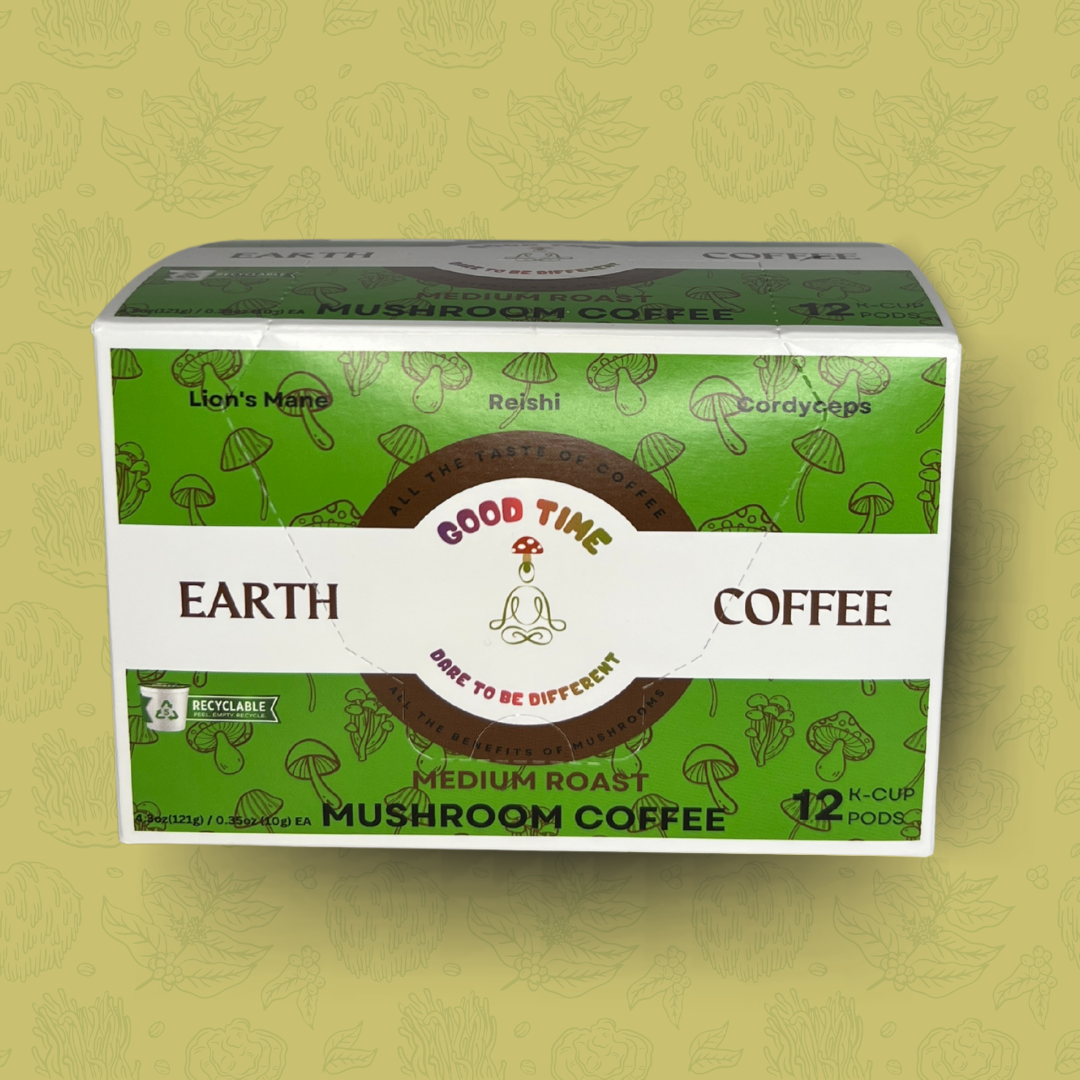 茶 KOU Earth Coffee K-Cups – Good Time Health