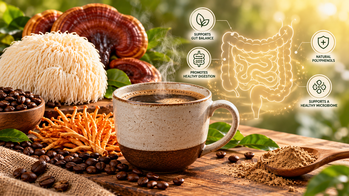 Best Mushroom Coffee for Gut Health: A Real Guide